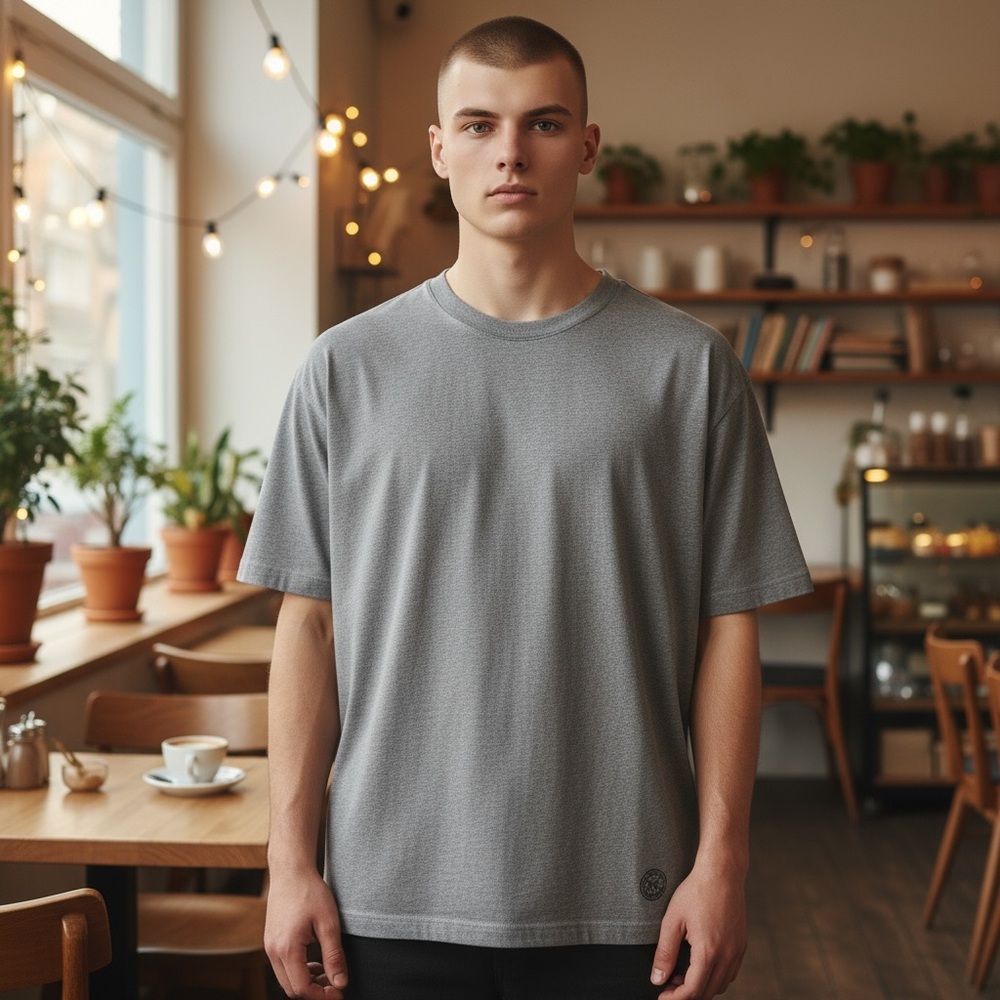 🤑 5/$25 Aeropostale Men's Classic Gray Short Sleeve Tee Shirt